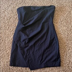 Wild Fable Navy Strapless Dress